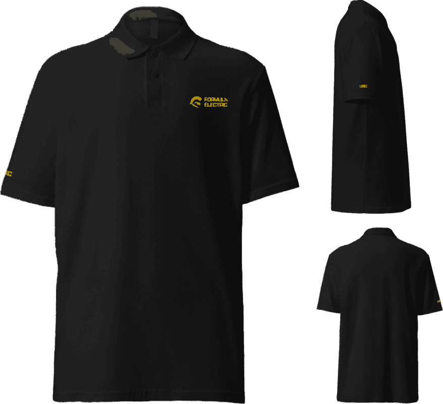 Black tee front